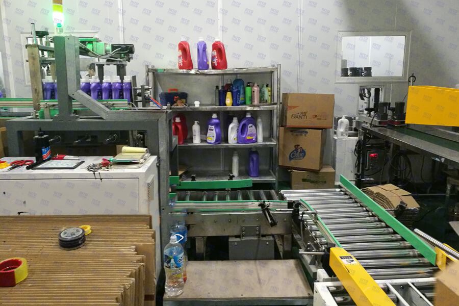 bottle case packer machine