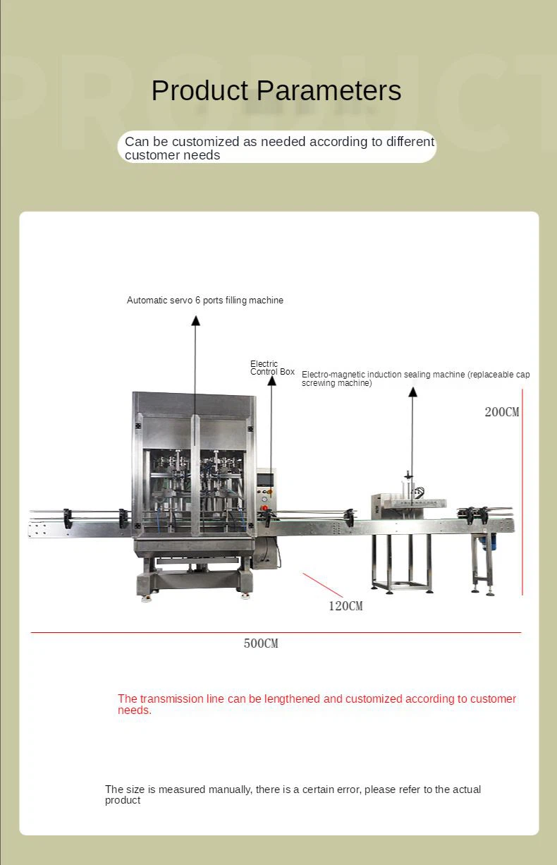 servo drive piston filler