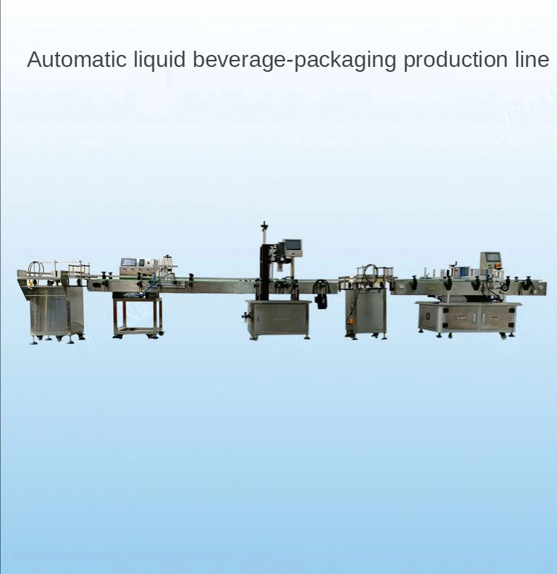 bottle filling and labeling machine