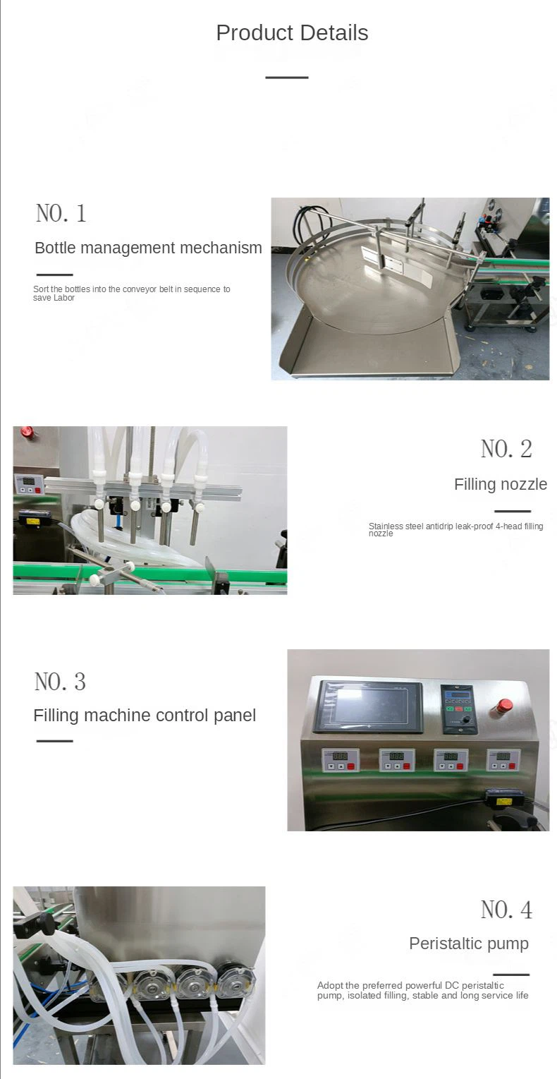 filling capping and labeling machine