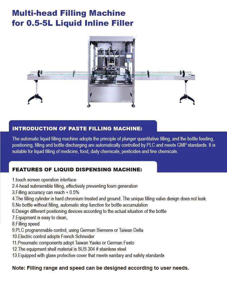 automatic shampoo filling machine