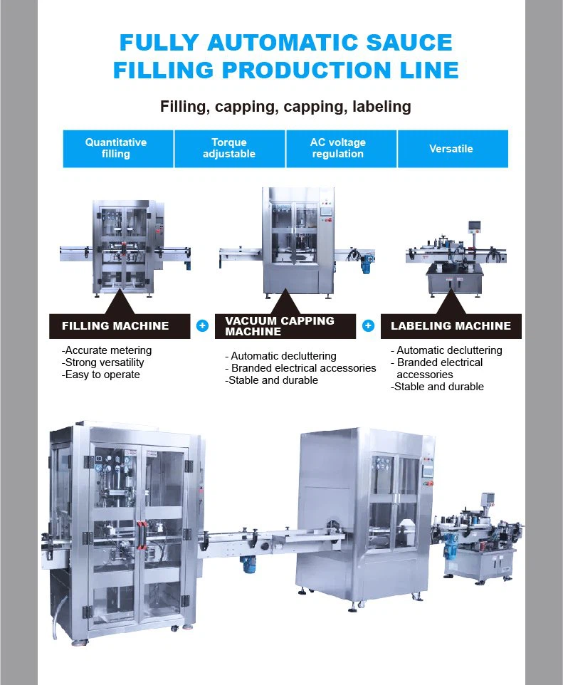 sauce bottle filling machine sauce bottle filling machine