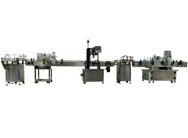 Bottle Filling Capping And Labeling Machine