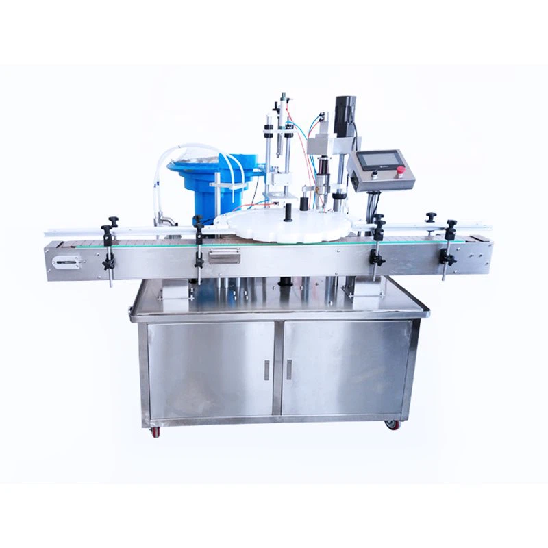 Fully Automatic Turntable Filling Capping Machine