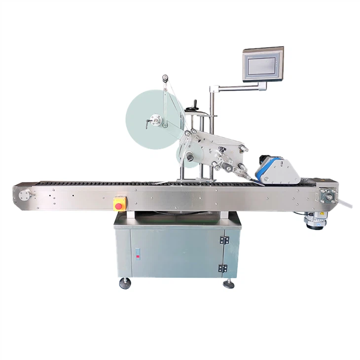 Automatic Horizontal Rolling Sticker Labeling Machine For Small Round Bottles