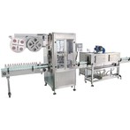 Automatic Sleeve Labeling Machine For Bottles And Containers With Steam Tunnel