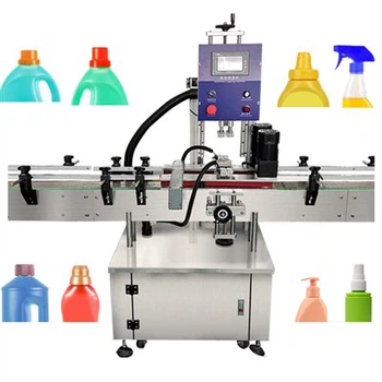Cosmetic Bottle 4 Wheel Capping Machine For Lotion And Shampoo